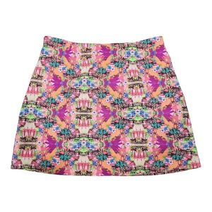 Victoria's Secret Size 12 y2k 90's Tropical Beachy Hawaiian Vacation Mini Skirt